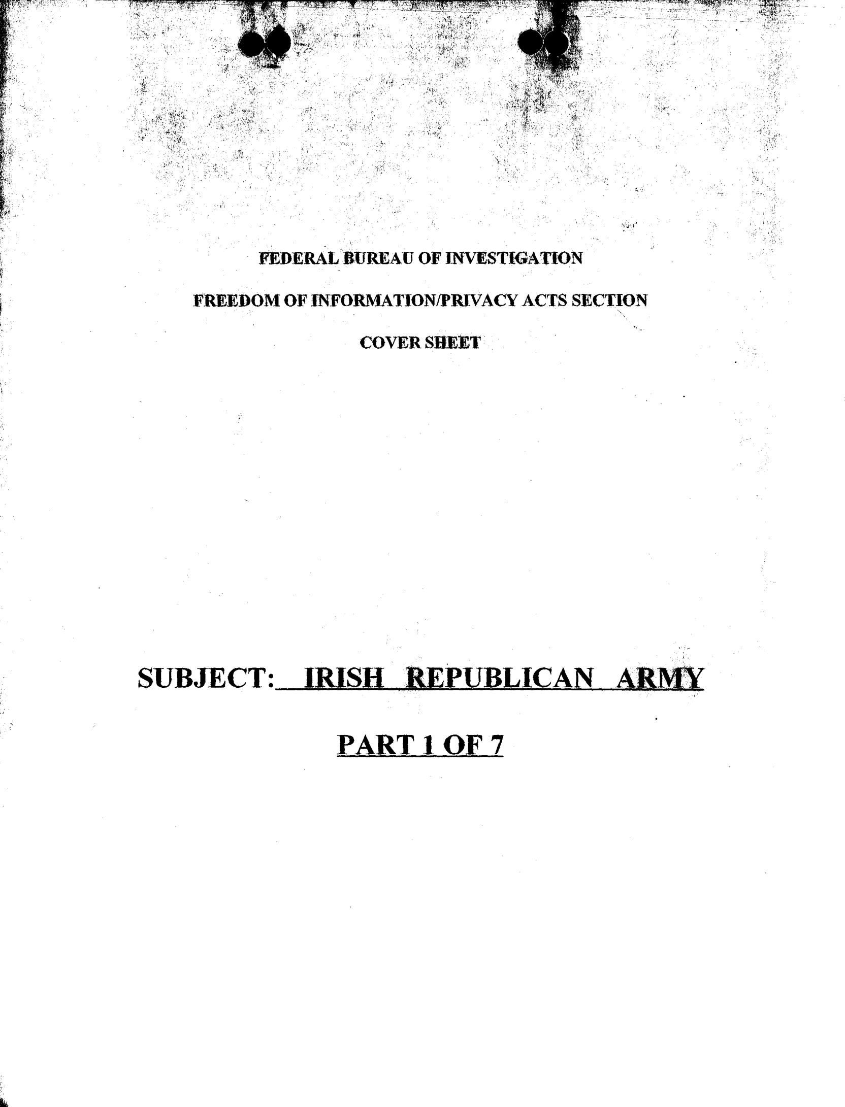 Irish Republican Army Part 1 of 7 61-7606 Sect 1-5.pdf page 1